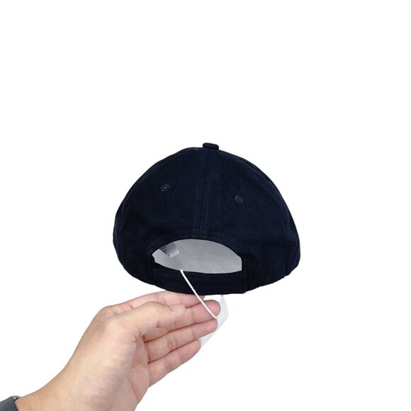 Ganni Navy Blue Baseball Cap - Picture 3 of 4
